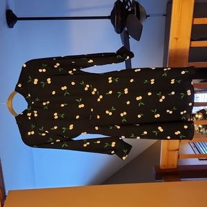 Banana Republic White Cherry Dress